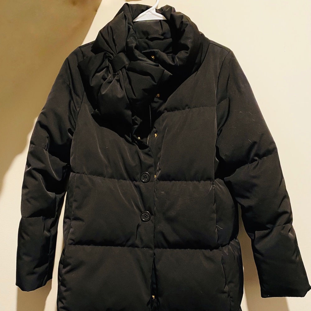 Kate Spade Bow Neck Down Jacket & Coat